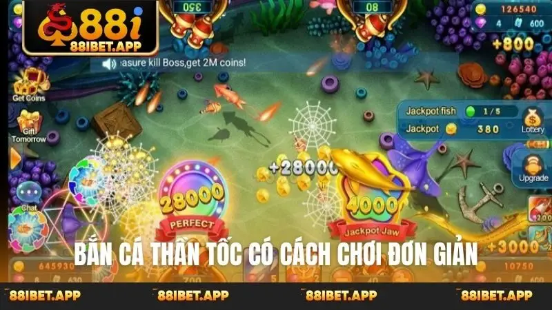 Bắn cá thần tốc có cách chơi đơn giản