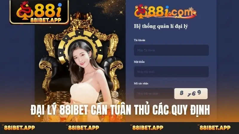 Đại lý 88ibet cần tuân thủ các quy định