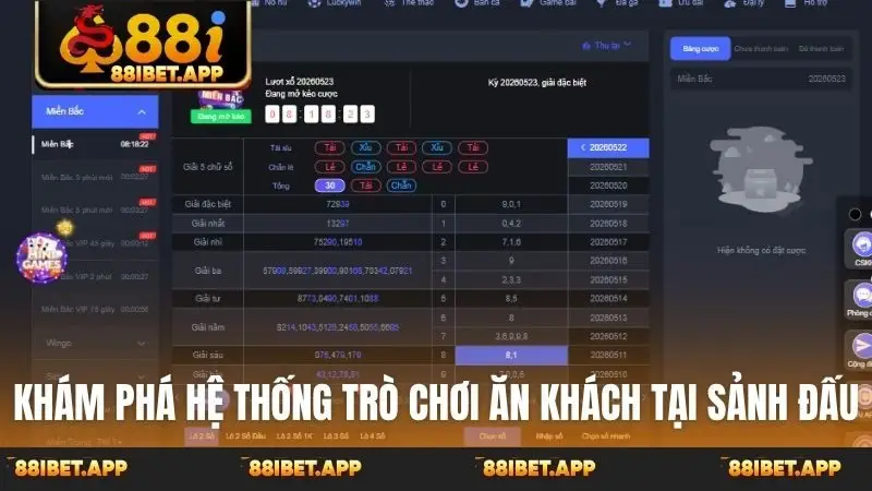 Khám phá hệ thống trò chơi ăn khách tại sảnh đấu