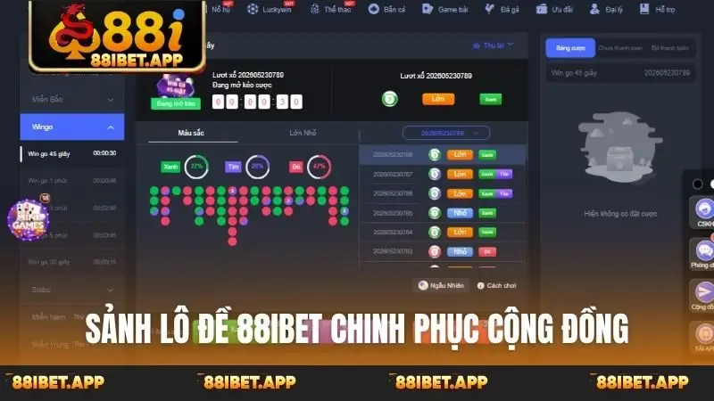 Sảnh lô đề 88ibet chinh phục cộng đồng